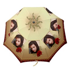 My English Rose Folding Umbrella
