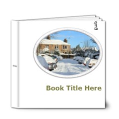 Winter Snowflake Deluxe 6x6 book (20 pages) - 6x6 Deluxe Photo Book (20 pages)