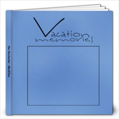 Blue Vacation Theme - 12x12 Photo Book (20 pages) Blue Vacation Theme - 12x12 Photo Book (20 pages)