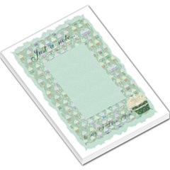green I love you memo pad - Large Memo Pads