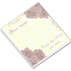 Every Day I Love You More Vintage Small Memo Pad