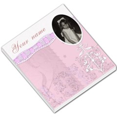 Pink Vintage Love Mirror Frame Small Memo Pad