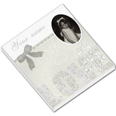 Silver Vintage Love Mirror Frame Small Memo Pad
