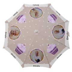 Dusky Pink And Lilac Cupcake Umbrella