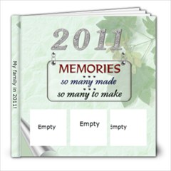 My Family 2011 - 8x8 Photo Book (30 pages)