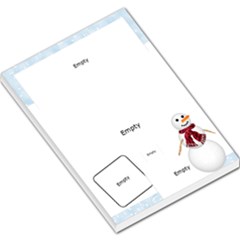 Winter Large Memo Pad - Large Memo Pads Winter Large Memo Pad - Large Memo Pads