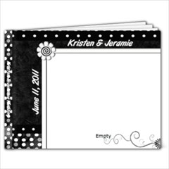 B&W Kristen & Jeramie - 7x5 Photo Book (20 pages)