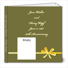 June & Harry s 50th Anniversary - 8x8 Photo Book (20 pages)