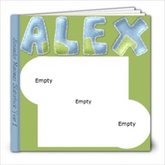 alex year 1 - 8x8 Photo Book (60 pages)
