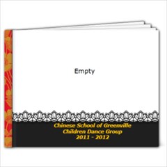 Dance Class Year Book 2011-2012 - 9x7 Photo Book (20 pages)