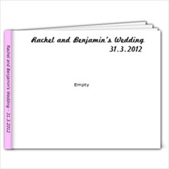 RachelandBenWedding1 - 7x5 Photo Book (20 pages)