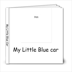 My Little Blue Car - 6x6 Photo Book (20 pages)