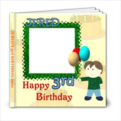 Jered s 3rd birthday - 6x6 Photo Book (20 pages)