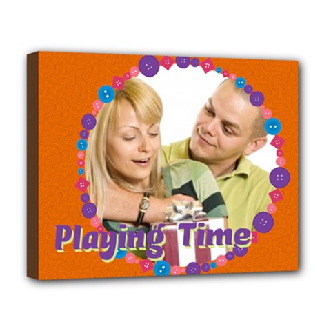 playing time - Deluxe Canvas 20 x 16 (Stretched) playing time - Deluxe Canvas 20 x 16 (Stretched)