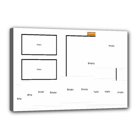 Layout for S  College Graduation 2012 - Canvas 18  x 12  (Stretched)