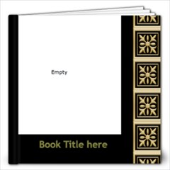 Black and Gold 12x12 Book (60 Pages) - 12x12 Photo Book (60 pages)