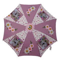 Pink Daisy Medium Hook Handle Umbrella