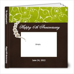 6th anniversary - 8x8 Photo Book (20 pages)