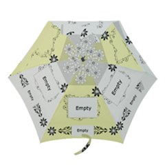 White Black Love mini umbrella - Mini Folding Umbrella