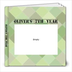 Oliver 7th Year - 8x8 Photo Book (20 pages)