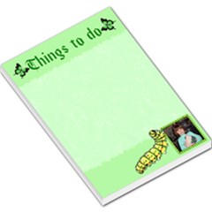 Green things to do Large memo Pad - Large Memo Pads Green things to do Large memo Pad - Large Memo Pads