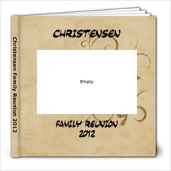 Christensen Family Reunion 2012 - 8x8 Photo Book (20 pages)