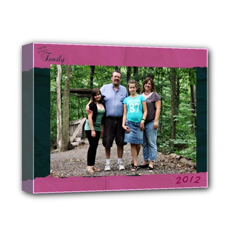 navypinkcanvas2 - Deluxe Canvas 14  x 11  (Stretched)
