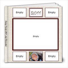 2011: July ~ December - 8x8 Photo Book (80 pages)