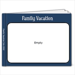 Family Vacation July 2012 - 9x7 Photo Book (20 pages)