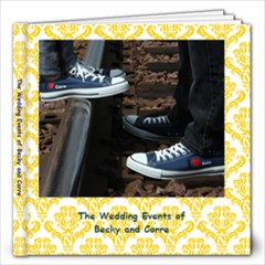 Becky and Corre Wedding 40 Page 12x12 - 12x12 Photo Book (20 pages)
