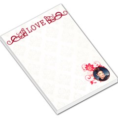 Love Large memo Pad - Large Memo Pads