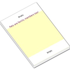 Pets Large Memo Pad - Large Memo Pads