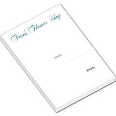 Flower shop Memo pad large - Large Memo Pads