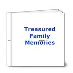 Treasured Family Memories 6 x 6 Delux book - 6x6 Deluxe Photo Book (20 pages)