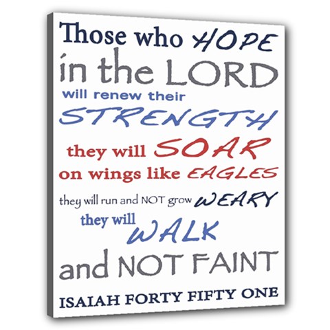 Present - Isaiah 40:51 - Canvas 24  x 20  (Stretched)