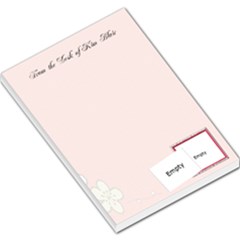 deer large Memo Pad - Large Memo Pads