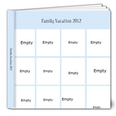 family vacay 2012 - 8x8 Deluxe Photo Book (20 pages)