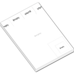 Christmas Ornaments Large Memo Pad - Large Memo Pads Christmas Ornaments Large Memo Pad - Large Memo Pads