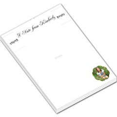 Pink heart Large Memo Pad - Large Memo Pads