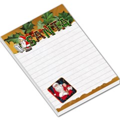 Santa Large Memo Pad - Large Memo Pads Santa Large Memo Pad - Large Memo Pads