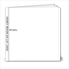 HONEY MOON DA LAT 2008 - 6x6 Photo Book (20 pages)