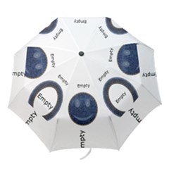 Denim Smiley Folding Umbrella