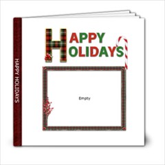Happy Holidays 6x6 Photo Book (20 Pgs) - 6x6 Photo Book (20 pages)