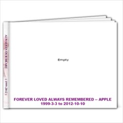 APPLE 2012 - 9x7 Photo Book (20 pages)