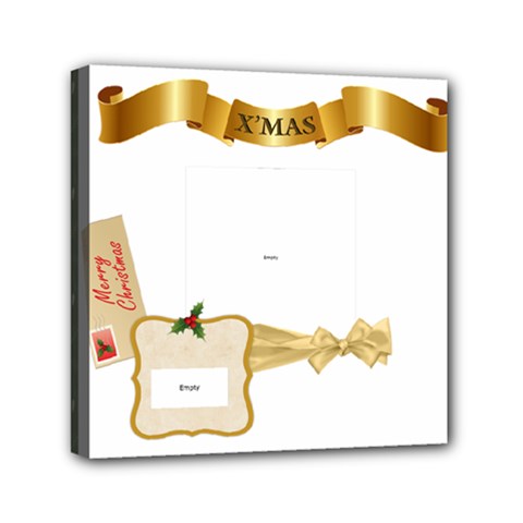 merry christmas - Mini Canvas 6 x 6 (Stretched) merry christmas - Mini Canvas 6 x 6 (Stretched)
