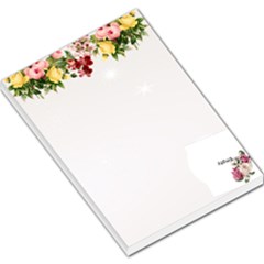 Rose boarder Large Memo Pad - Large Memo Pads