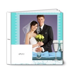 wedding blue - 6x6 Deluxe Photo Book (20 pages)