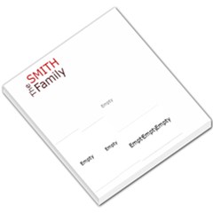 Rudolph Family Note Pad 2