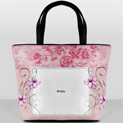 Pink Boarder Bucket Bag
