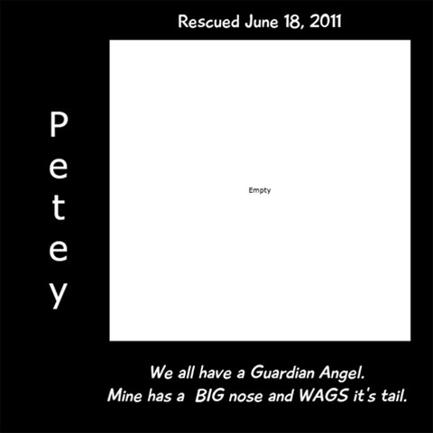 Petey Blk Side Name By Ann 12 x12  Scrapbook Page - 1
